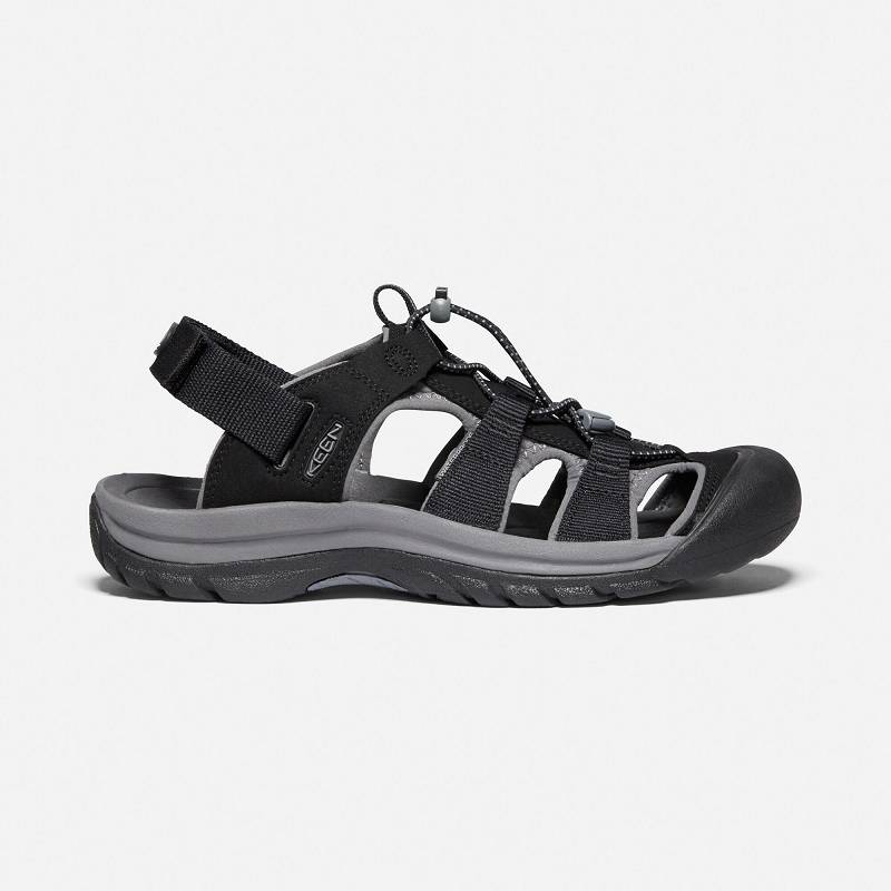 Keen Rapids H2 Trekkingsandalen Herren DE-17254 Black/Steel Grey - Keen Herrenschuhe Schwarz